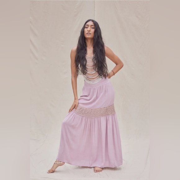 Jen's Pirate Booty Zenni Maxi Skirt in Amethyst Purple - Picture 6 of 12